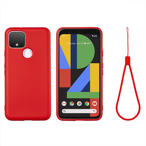 Soft Silicone Case For Google Pixel With Lanyard