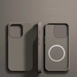 Shockproof Liquid Silicone Magsafe Case For iPhone