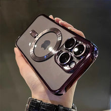 Load image into Gallery viewer, Shockproof Silicone Luxury Magsafe Clear Case For iPhone