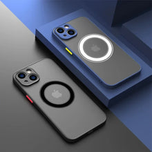 تحميل الصورة في عارض المعرض، Luxury Matte Magnetic Magsafe Wireless Charging Case For iPhone