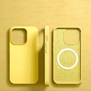 Shockproof Liquid Silicone Magsafe Case For iPhone