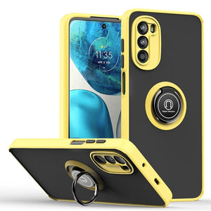 Soft TPU Silicone Non-Slip Case For Motorola With Ring Holder
