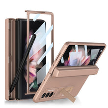 Load image into Gallery viewer, Shockproof Ultra-Thin Tempered Glass Hard Cover Case With Pen For Samsung Galaxy Z Fold