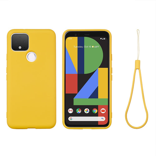 Soft Silicone Case For Google Pixel With Lanyard